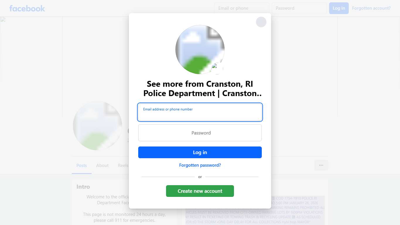 Cranston, RI Police Department Cranston RI Facebook