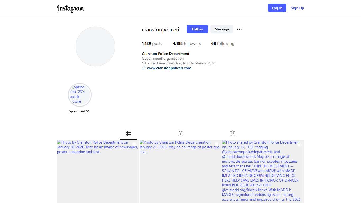 Cranston Police Department (@cranstonpoliceri) • Instagram photos and videos